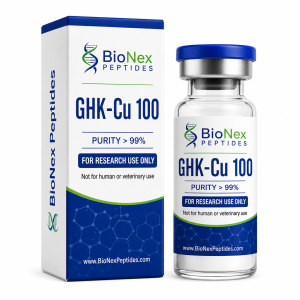 GHK-Cu 100mg research peptide by BioNex Peptides