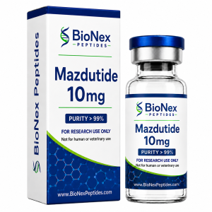 Mazdutide 10mg research peptide by BioNex Peptides