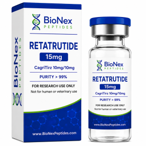 Retatrutide 15mg research peptide by BioNex Peptides