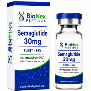 Semaglutide 30mg research peptide by BioNex Peptides