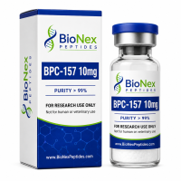 BPC-157 10mg research peptide by BioNex Peptides