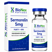 Sermorelin 5mg research peptide by BioNex Peptides